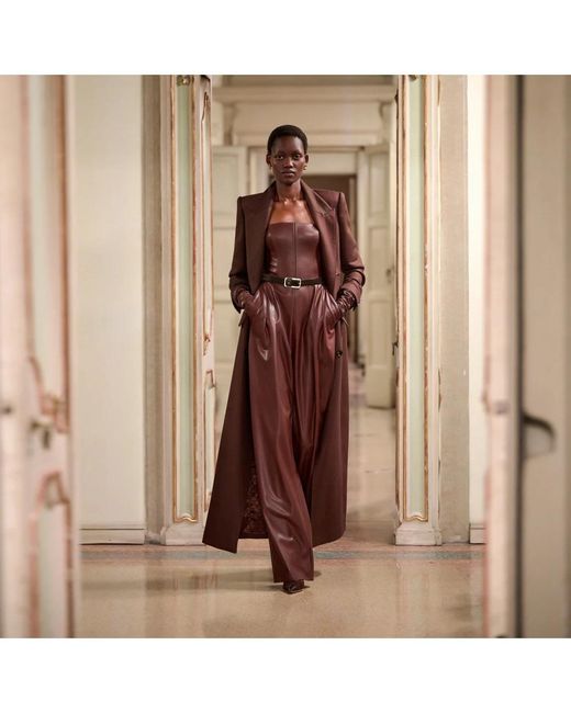 Elisabetta Franchi Brown Jumpsuits