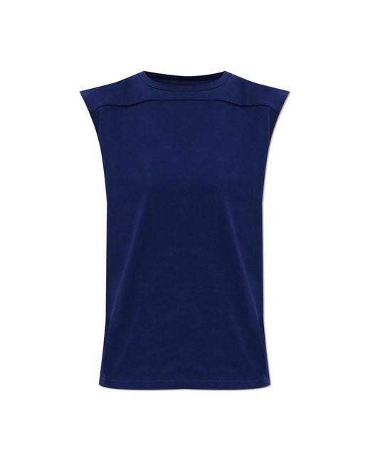 Jil Sander Cotton Top in het Blue