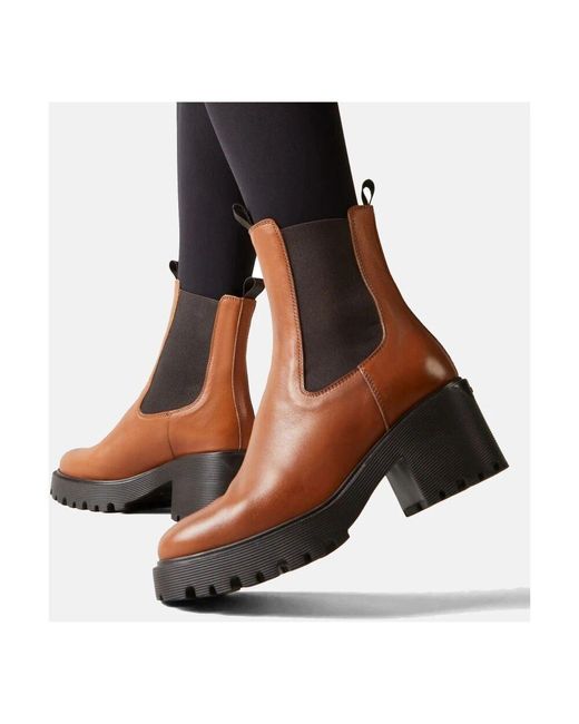 Heeled Boots di Hogan in Brown