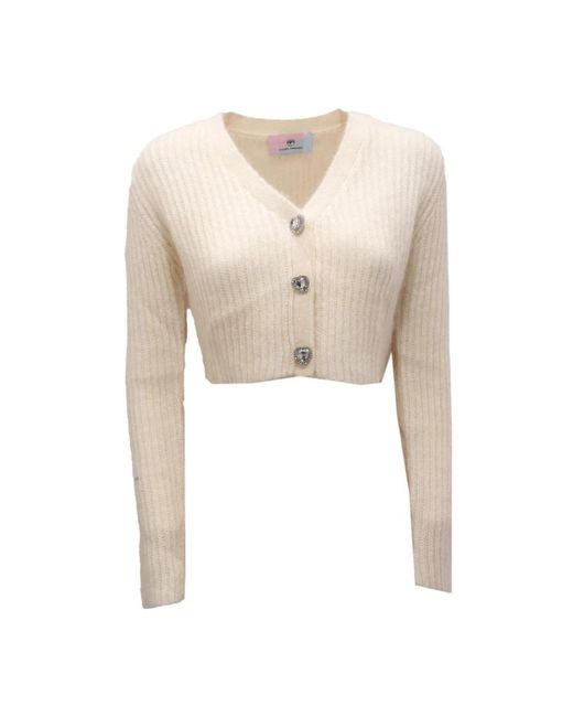 Chiara Ferragni Cardigans in het Natural