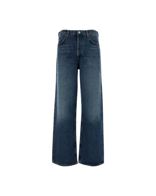 Agolde Blue Wide Jeans