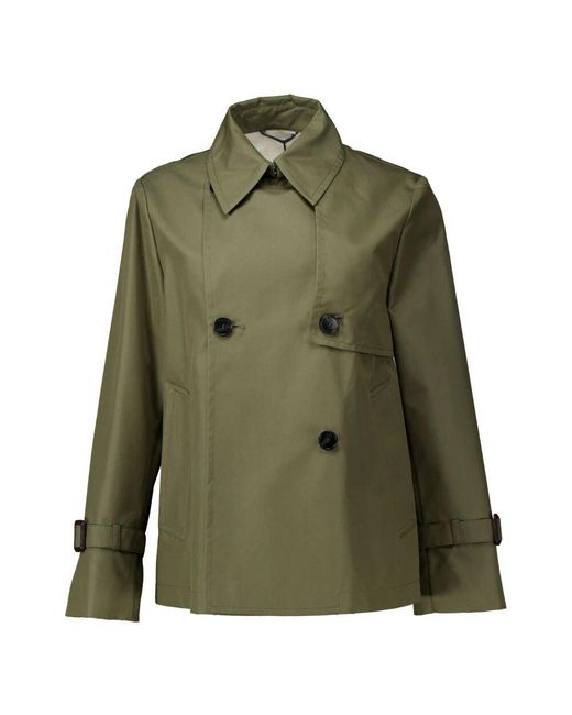 Weekend by Maxmara Green Trench Coats