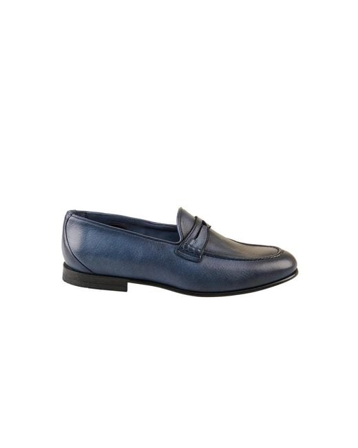 Sturlini Blue Loafers for men