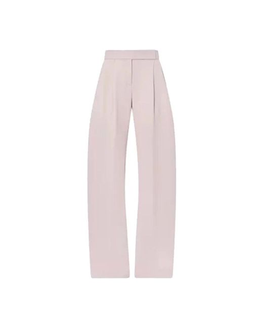 The Attico Pink Wide Trousers