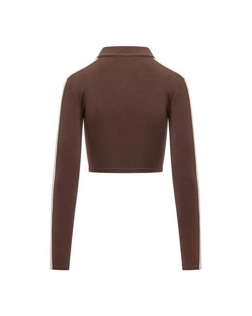 Palm Angels Brown Zip-Throughs