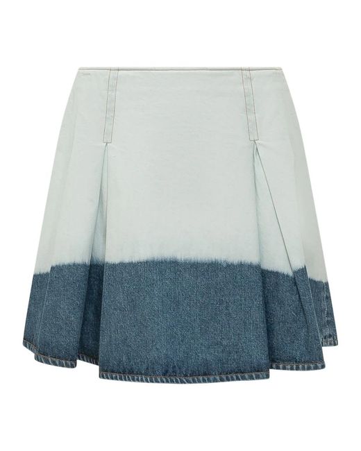 Marni Blue Denim Skirts