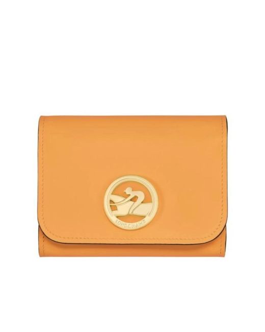 Longchamp Orange Wallets & Cardholders