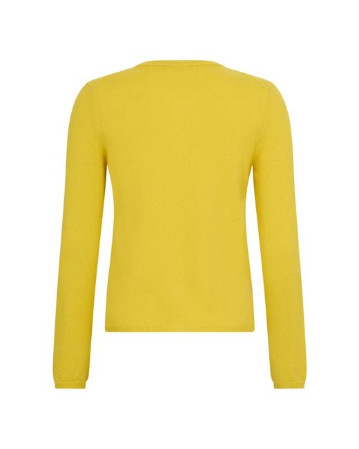 Malo Truien & Vesten ,Geel ,Kasjmier Cardigan in het Yellow
