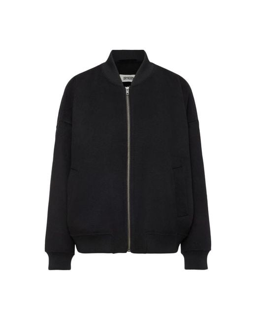 Drykorn Schwarze Collegejacke Janwyn in Black für Herren