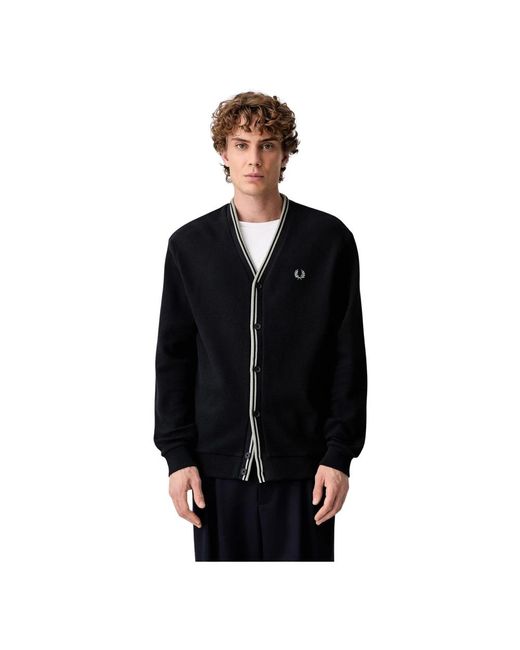 Fred Perry Cardigans in het Black voor heren