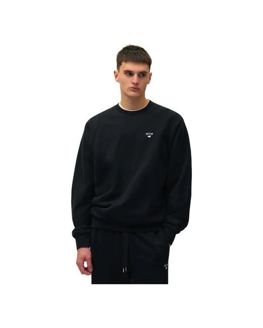 Arte' Black Sweatshirts for men