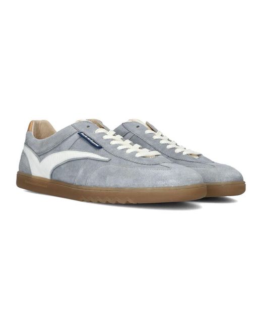 Floris Van Bommel Blaue Herren Sneakers Low Top in Blue für Herren