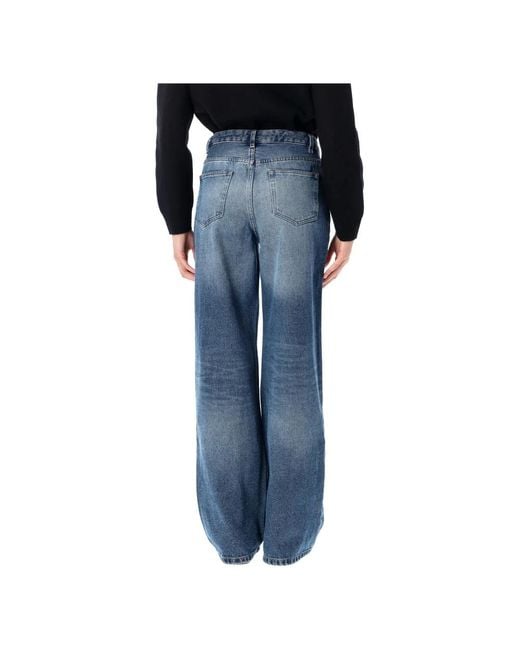 A.P.C. Blue Wide Jeans