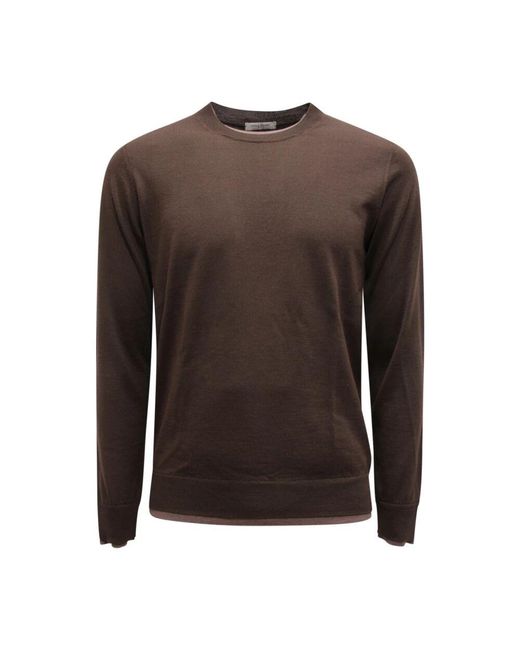 Paolo Pecora Wollpullover in Brown für Herren