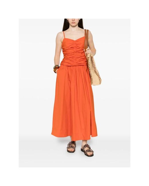 Marella Orange Midi Dresses
