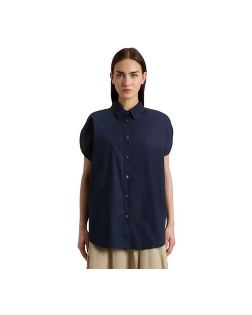 Woolrich Blue Shirts
