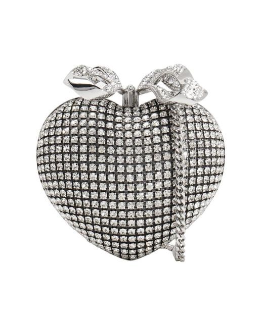 Clutches Self-Portrait de color Gray