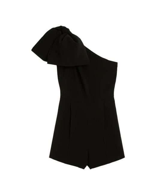 Max Mara Black Playsuits