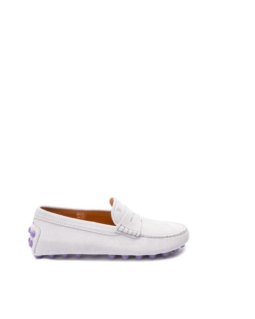 Tod's White Loafers