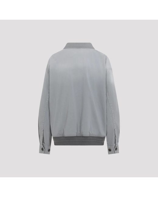 Miu Miu Gray Bomber Jackets