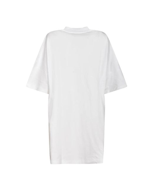 Moschino White Short Dresses