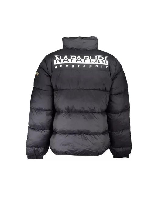 Napapijri Black Winter Jackets for men
