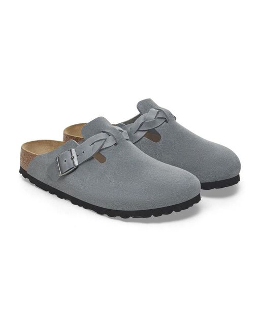 Birkenstock Gray Mules