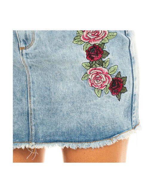 Superdry Blue Denim Skirts