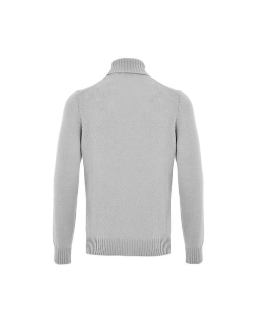 Gran Sasso Gray Turtlenecks for men