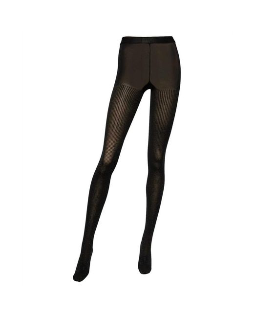 Wolford Ondergoed ,Zwart ,Wol Stretch Panty in het Black