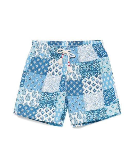 Mc2 Saint Barth Blaue Meer Kleidung Mit Kordelzug in Blue für Herren