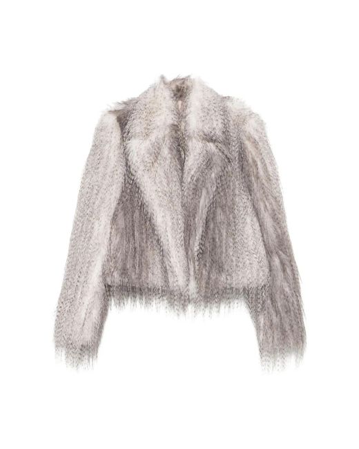 Faux Fur & Shearling Jackets GIUSEPPE DI MORABITO de color Gray