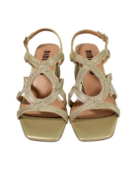 Bibi Lou Metallic High Heel Sandals
