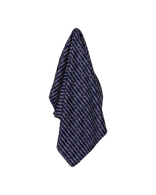 Tory Burch T Monogram Sjaal in het Blue