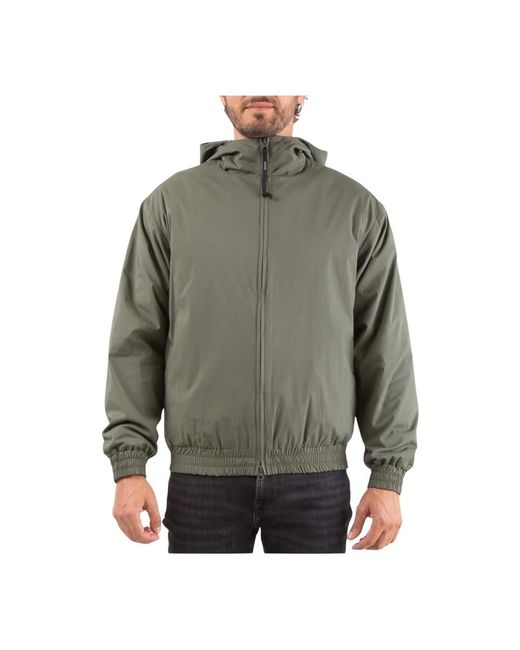 Aspesi Jassen ,Groen ,Sharpie Khaki Hoodie in het Green voor heren