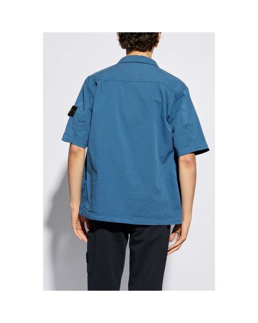 Shirts > short sleeve shirts Stone Island pour homme en coloris Blue