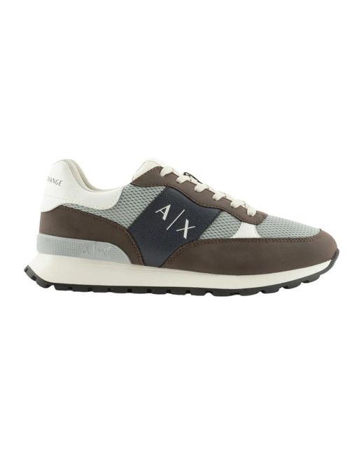 ARMANI EXCHANGE Gray Sneakers for men