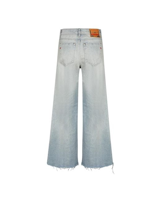 DIESEL Blue Wide Jeans