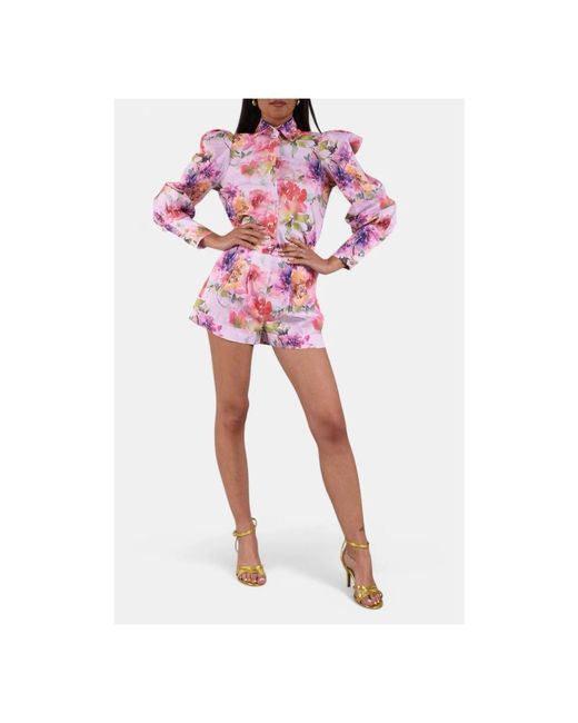 ACTUALEE Short Shorts in het Pink