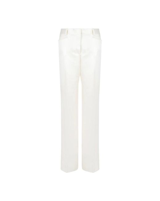 Tom Ford Broeken ,Leer Stijlvolle Broeken in het White
