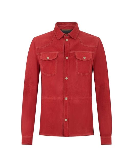 Moorer Red Light Jackets for men