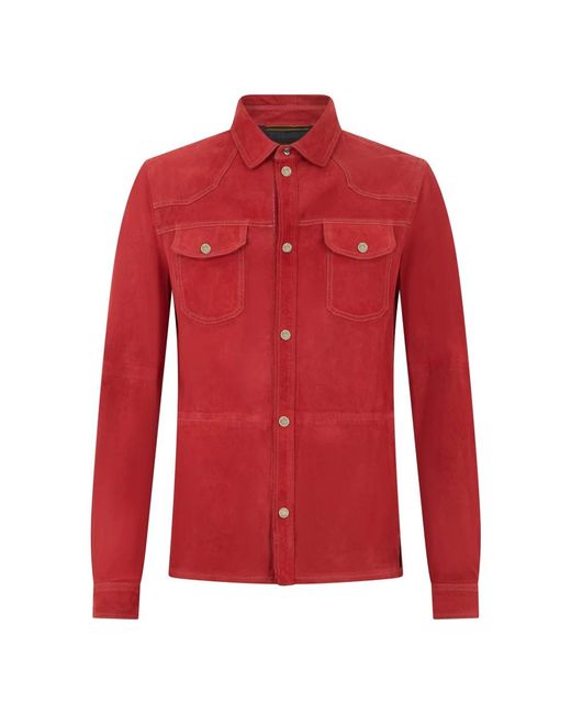 Light Jackets Moorer pour homme en coloris Red