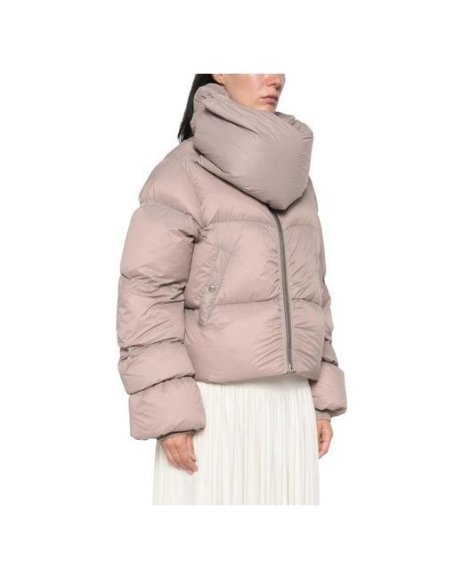 Rick Owens Gray Winter Jackets