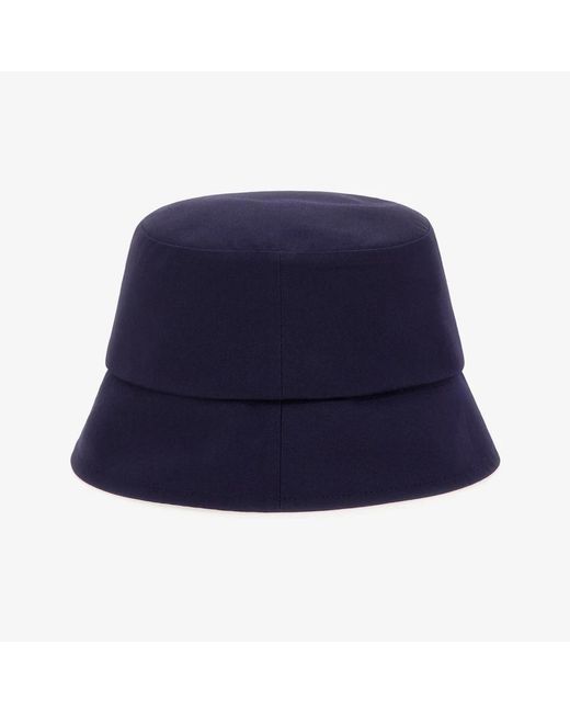 Roberto Cavalli Blue Logo Eimer Hut