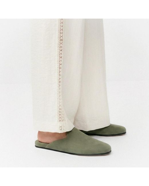 Scarosso Green Mules