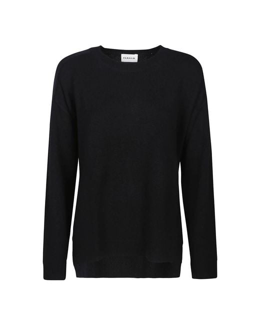 P.A.R.O.S.H. Black Round-Neck Knitwear