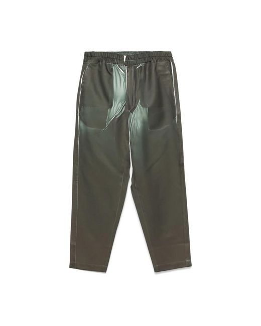 Straight Trousers di Comme des Garçons in Green da Uomo