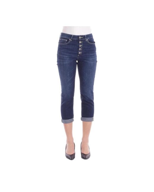 Dondup Blue Cropped Jeans