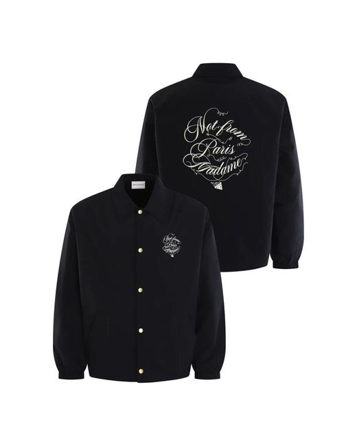 Bomber Jackets di Drole de Monsieur in Black da Uomo