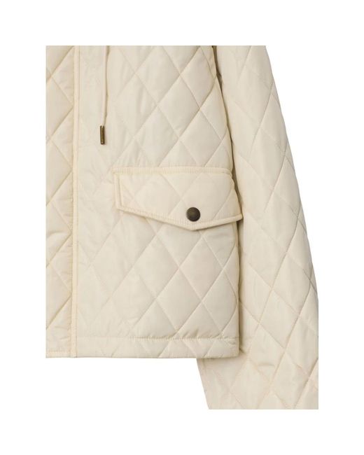 Burberry Gewatteerd Jack in het Natural